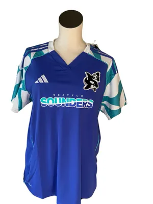 NWT $110 Adidas Seattle Unisex Sounders FC 2025 Archive Jersey XL thumbnail 2