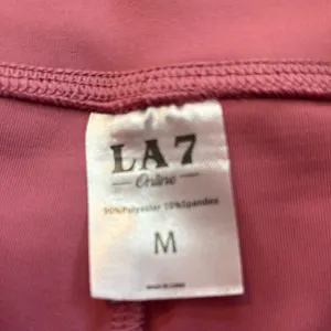 LA7 Pink Wide Leg Pants with Smooth Finish thumbnail 2