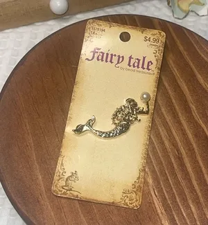 Fairy Tale by Bead Treasures #1578194 MERMAID PEARL Fairy Tale Book Pendant thumbnail 1