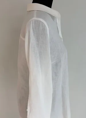 Meraki moon Button Down Linen Tunic thumbnail 3