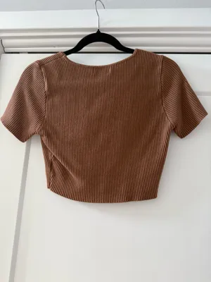 House of Harlow 1960 Brown Crop top thumbnail 2