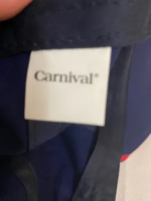Carnival adult unisex navy blue and red hat one size thumbnail 7