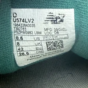 Men's - New Balance 574 'Black Purple Teal' U574LV2 size 8.5 thumbnail 8