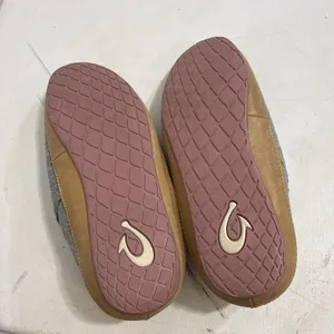 Olukai Lania Kilohana Slippers Gray Pink Quilted Lounge Slide Shoes Womens Sz 8 thumbnail 7