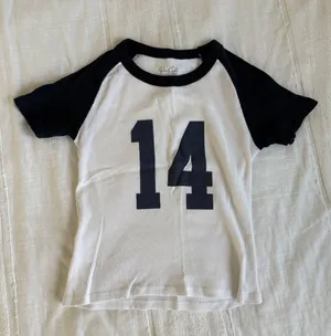 Brandy Melville / John galt 14 baby tee thumbnail 1