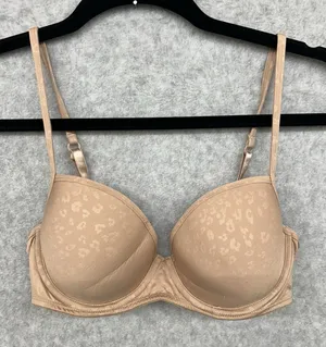 COSMOPOLITAN Bra Women's 34C Leopard Beige Light Weight Underwire Bra thumbnail 1