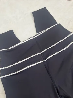 NEW ALALA Black Athletic Leggings Size Small thumbnail 2