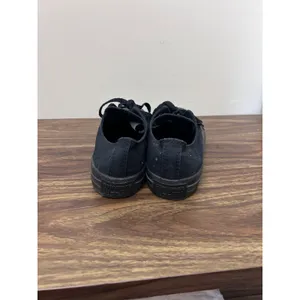 Converse Chuck Taylor All Star Low‎ Top Monochrome Black Sneakers Womens 6.5 thumbnail 2