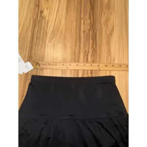 Leilani NEW Black High Waist Control Skirtini Swim Bottom‎ US 6 Tummy Thinner thumbnail 8
