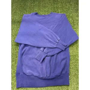 Vintage‎ Champion Reverse Weave Crewneck Sweatshirt Blue purple XXL Blank thumbnail 5