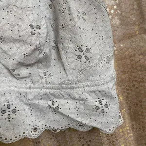 Aerie Light Gray Lace Racerback Bralette, XXL thumbnail 4