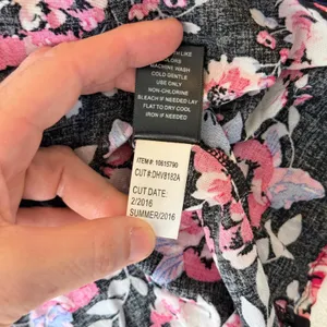 Torrid Dark Coquette Floral Corset Lace Up Smocked Sundress Plus Size 1 thumbnail 12
