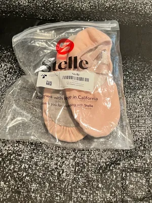 Womens sz6 STELLE Pink Stretch Canvas Ballet Shoes- Split Sole Dance Slippers thumbnail 11