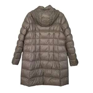Michael Kors Packable Down Fill Taupe Brown‎ Tan Long Jacket Coat XL thumbnail 9