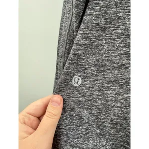 Lululemon Cowl Neck Pullover Women's Size 8 Gray Make A Move Along Stretch Gym‎ thumbnail 4