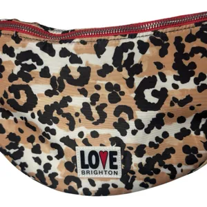 NEW Brighton Spotted Love Swing‎ Bag Leopard Animal Print Travel Chic Luxury thumbnail 3