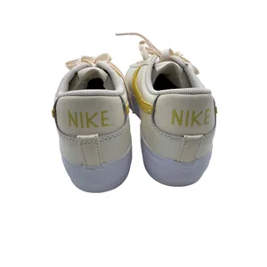 Nike Blazer Low Platform Women's Retro Leather Sneakers Sail‎ Yellow Size 9.5 thumbnail 7