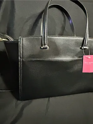 Kate Spade Geraldine Patterson Drive Black Leather Tote Shoulder Bag NWT thumbnail 8
