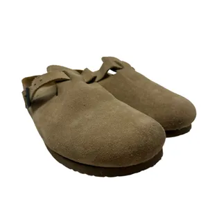 Naot Spring Clog‎ Taupe Suede Backless Tan Beige Size 41 US 10 10.5 thumbnail 6
