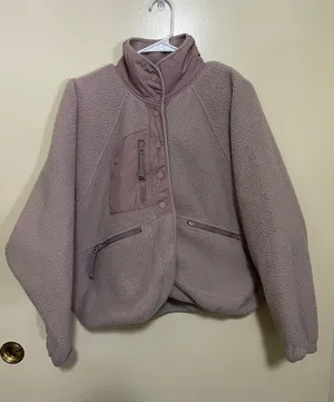 Free People Hit The Slopes Jacket Mauve thumbnail 1
