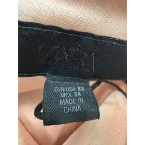 Zara Collection Y2K Lace Tank Dress Satin Pink Brown Fairy Asymmetric Slip thumbnail 8
