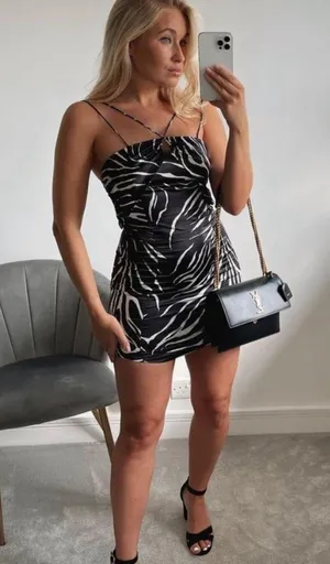 ZARA Animal Print Dress thumbnail 4