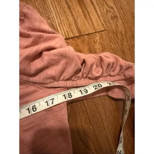 We the Free Natasha pink ruched puff sleeve long sleeve top small thumbnail 8