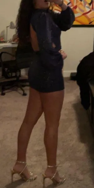 Lucy in the Sky Navy Blue Mini Dress Long Sleeve thumbnail 1