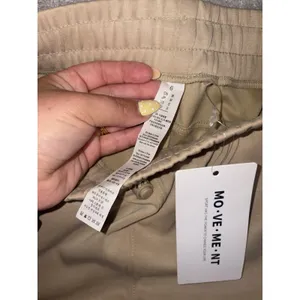 Movement Women's Size S 6 Wide Leg Active Pants Beige Modal Blend NWT thumbnail 5