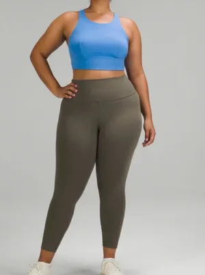 Lululemon Dark Olive High-Rise Wunder Train Leggings 23” Sz 4 thumbnail 2