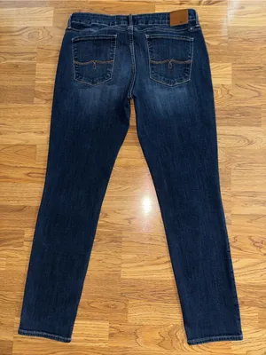 Lucky Brand Jeans Lolita Skinny Leg Women’s Size 14 Waist 32 L30 Dark Wash Denim thumbnail 11