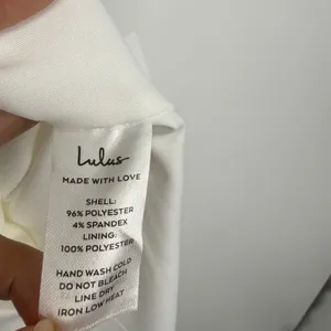 Lulus White Tie-Strap Column Maxi Dress Size L Your Sweetie Bridal Wedding thumbnail 7