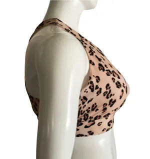 Just Fabulous Jeans Leopard Print Sports Bra thumbnail 2