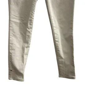Old‎ Navy Women's White Skinny Jeans Size 12 Mid-Rise Rockstar thumbnail 9