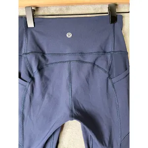 Lululemon All The Right Places Leggings‎ *28" True Navy Size 2 High Rise Pockets thumbnail 4