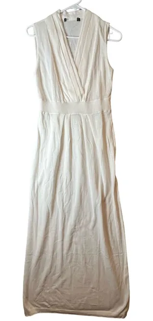 Peruvian Connection Adriatico Dress Size XS‎ White Pima Cotton thumbnail 1
