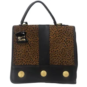 Genuine Leather Cheetah Print Crossbody Bag Convertible Shoulder Purse thumbnail 10