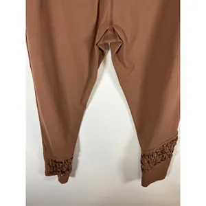 Free People FP Movement Brown High Waisted Lattice Cutout Leggings Large Yoga‎ thumbnail 7