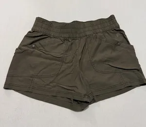 Avalanche Olive Women's Elastic-Waist Athletic Shorts thumbnail 1