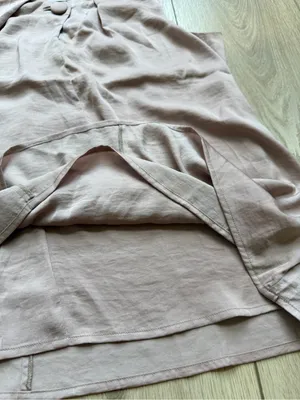 Cabi NWOT Bloom Button Up Blouse Fawn Tan Size Large Style 3603 Sleeveless Satin thumbnail 13
