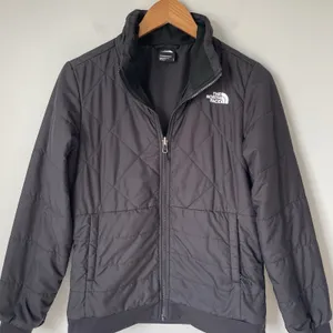 The North Face Women's Black Quilted Puffer Jacket Coat Full Zip Size Small thumbnail 5