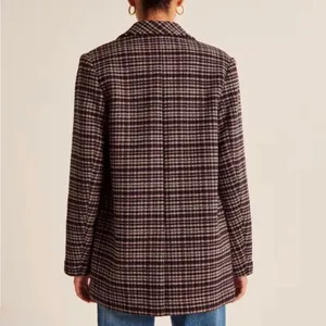 ABERCROMBIE & FITCH Heavyweight Wool Blend Blazer Coat Preppy Academia Small thumbnail 8