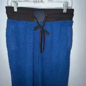 Free People Movement Cuddle Up Fleece Joggers Small Blue NEW Loungewear Cozy #15 thumbnail 6