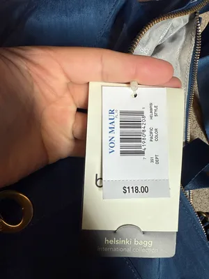 Baggallini Blue Nylon Helsinki Zipper Top Crossbody Bag thumbnail 7