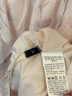 Motf pink floral midi dress size medium thumbnail 8