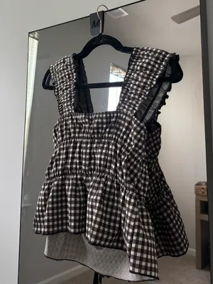 Cider Gingham Tank thumbnail 5