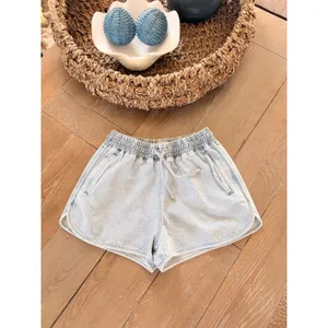 Sézane Kurt Denim Shorts‎ Women Light Blue 36 thumbnail 3