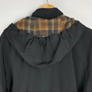 Braefair Black Tan and Plaid Jacket Coat Size L thumbnail 6