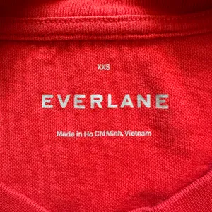 Everlane Dress The Weekend Tee Pocket Crewneck Short Sleeve Red XXS thumbnail 9