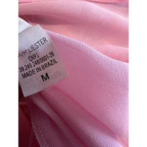 D'ELEGANCE LINGERIE Slip PINK SPAGETTI MEDIUM MAXI FLORAL LACE LIGHTWEIGHT#95 thumbnail 3